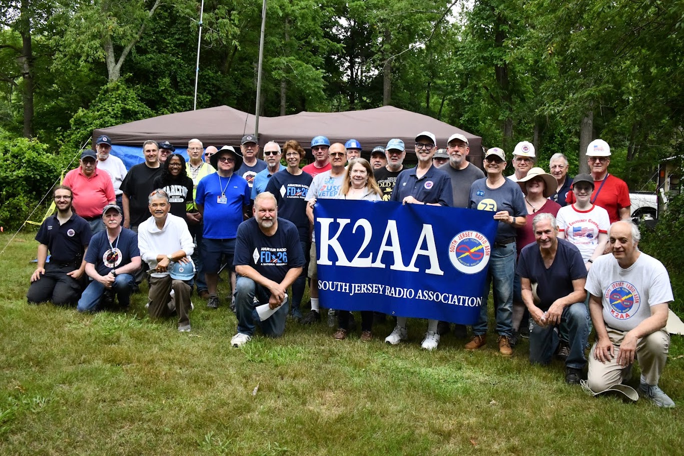 K2AA / SJRA Field Day group photo
