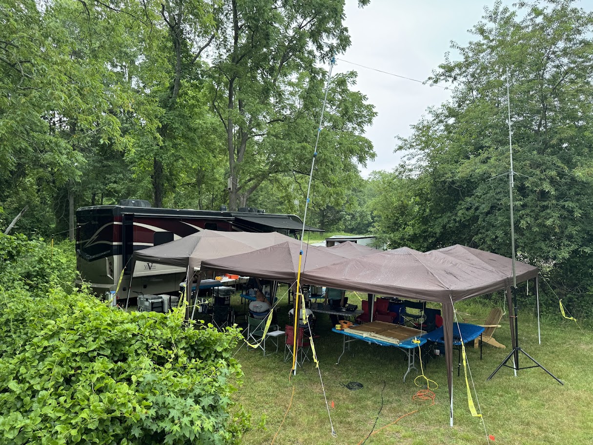 Setting up hospitality and the GOTA station