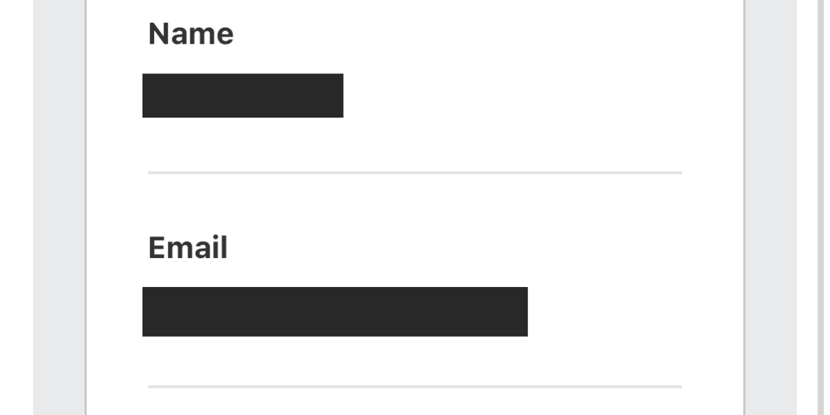 N2LQH.com contact form entry asking 'Do you have Apple Cash or Cash App for Venmo????', name and email redacted
